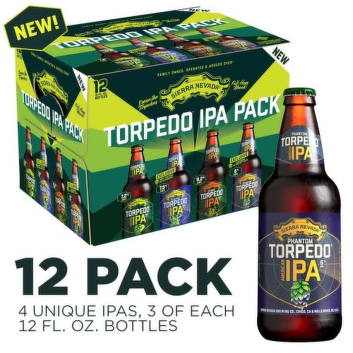 Sierra Nevada craft Beer,Variety pack of 12 , 12 OZ Bottles